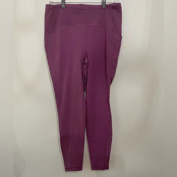 Lululemon Swift Speed High Rise Tight 28" Leggings Vintage Plum Mauve Womens 12 - Picture 2 of 11